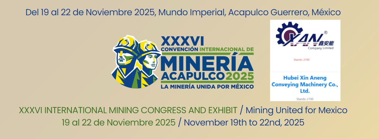 เราขอเชิญคุณมาเยี่ยมชมเราในงาน XXXVI INTERNATIONAL MINING CONGRESS AND EXHIBIT ในวันที่ 19 พฤศจิกายน-22 พฤศจิกายน (อากาปุลโก เกร์เรโร เม็กซิโก)